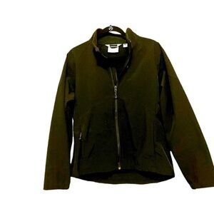 Black Diamond black full zip outer shell jacket for ski, board sports